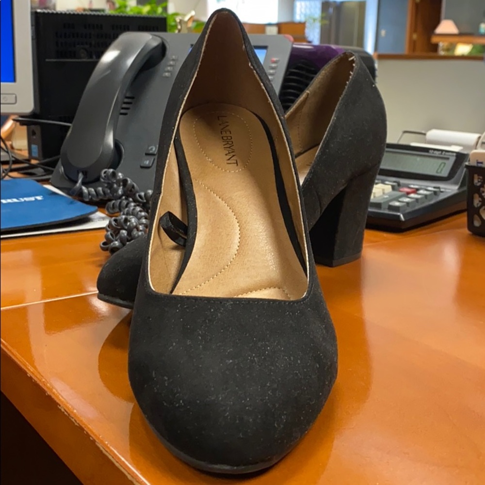 Lane Bryant black heels
